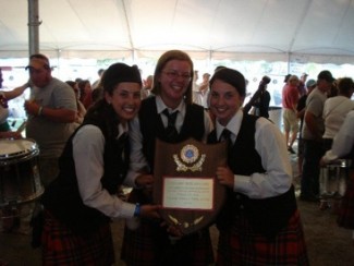 North American Champion Trophy for Grade 3 Pipe Band
