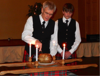 Robbie Burns 2014 Cutting the Haggis